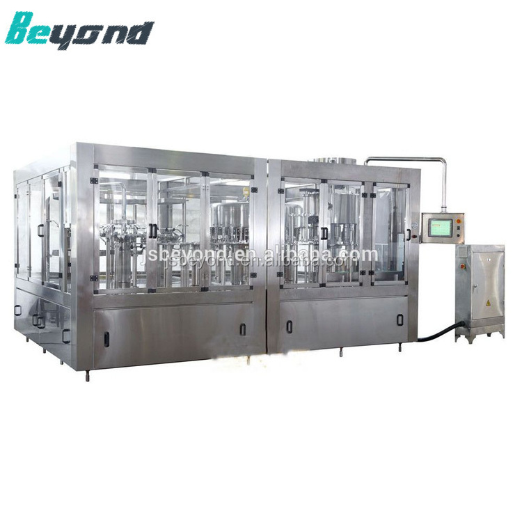 Automatic liquid Glass Bottle mineral water beer can filling machine price