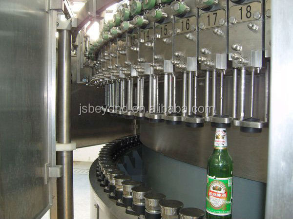 Automatic liquid Glass Bottle mineral water beer can filling machine price