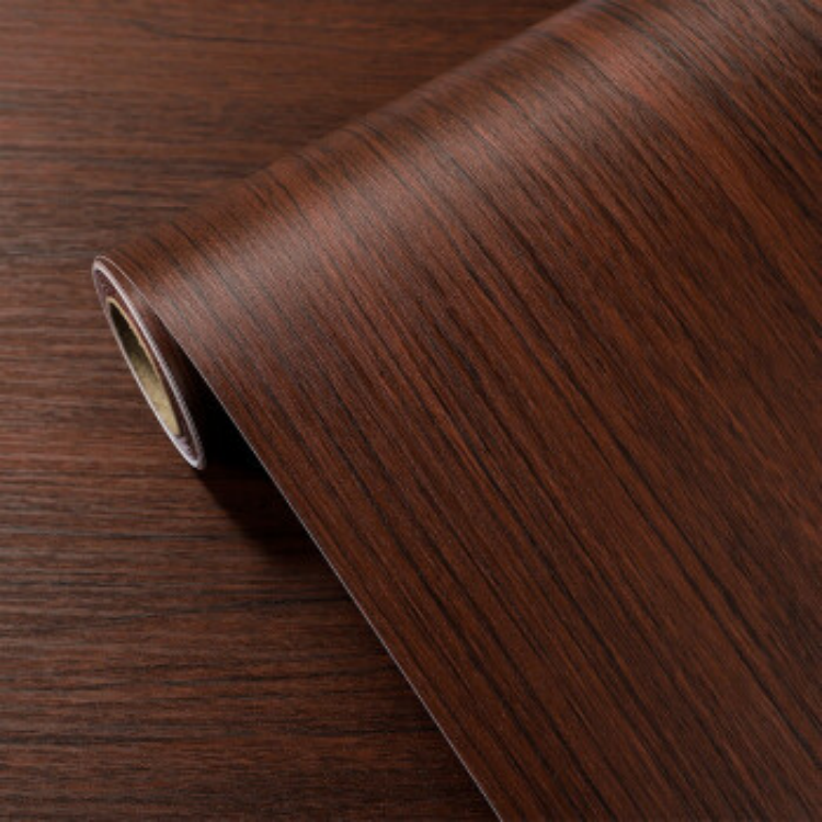 Factory Price pvc wood veneer film vinyl pvc film decorative melamine wood grain paper for furniture