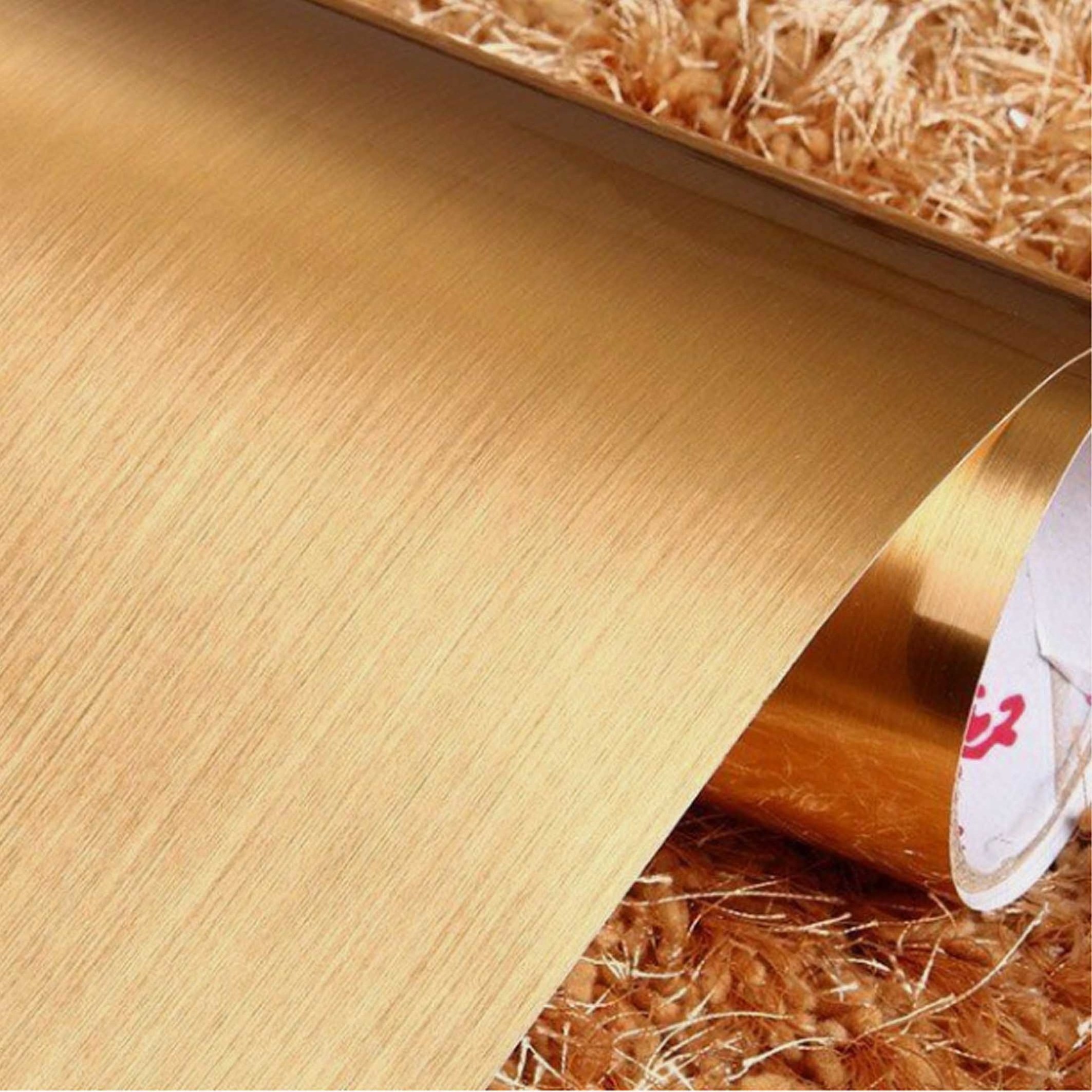 Water-based glue permanent adhesion metal self adhesive pvc film gold silver high glossy vinyl foil interior PVC rewindled roll