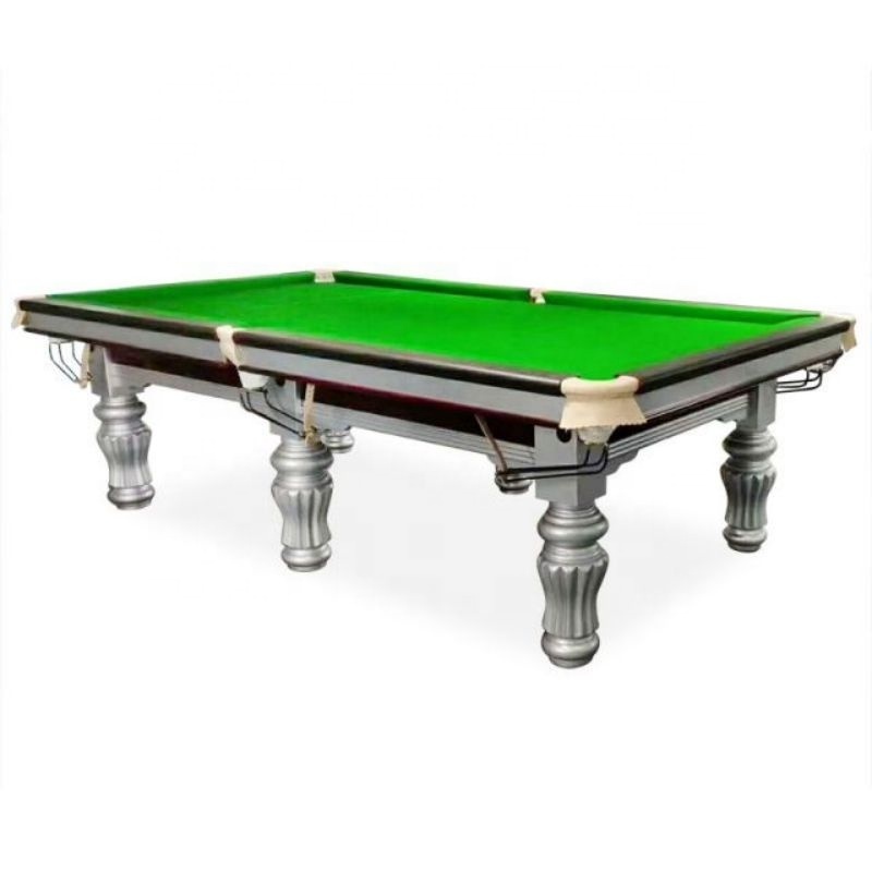 3-Cushion Slate Chinese style 8-Ball Professional Billiard Pool Table with Leather Pockets for Sale