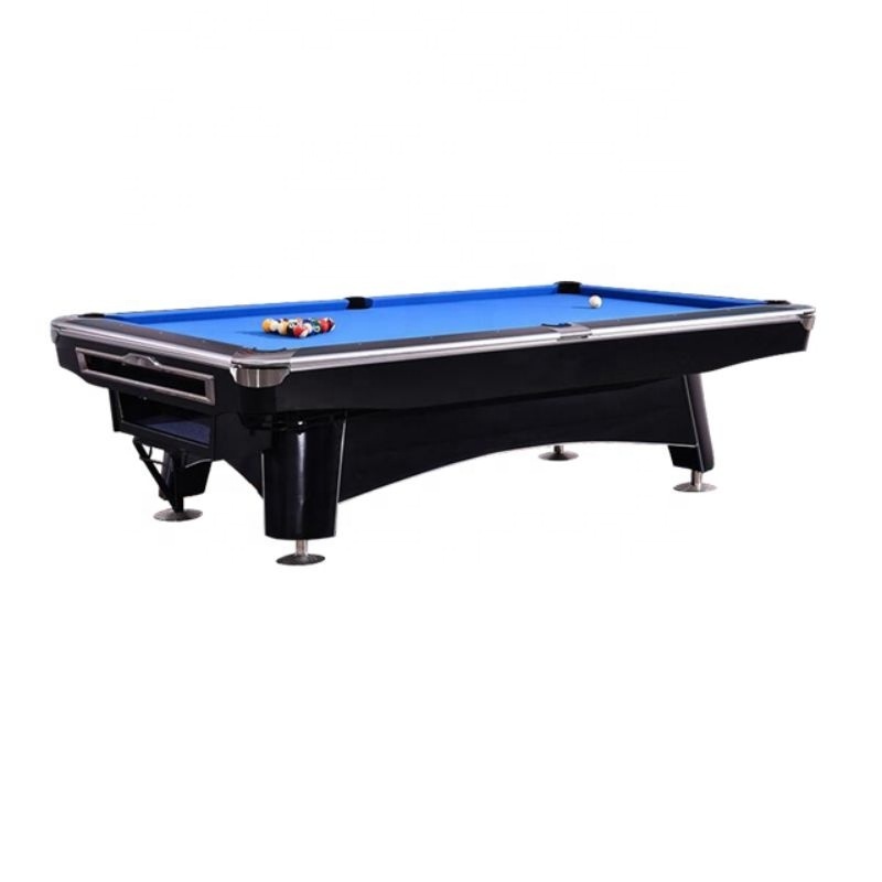 High quality American 7-Feet 8-Feet 9-Feet Slate custom design Nine-ball Snooker Billiard Pool Table  with Leather Pockets