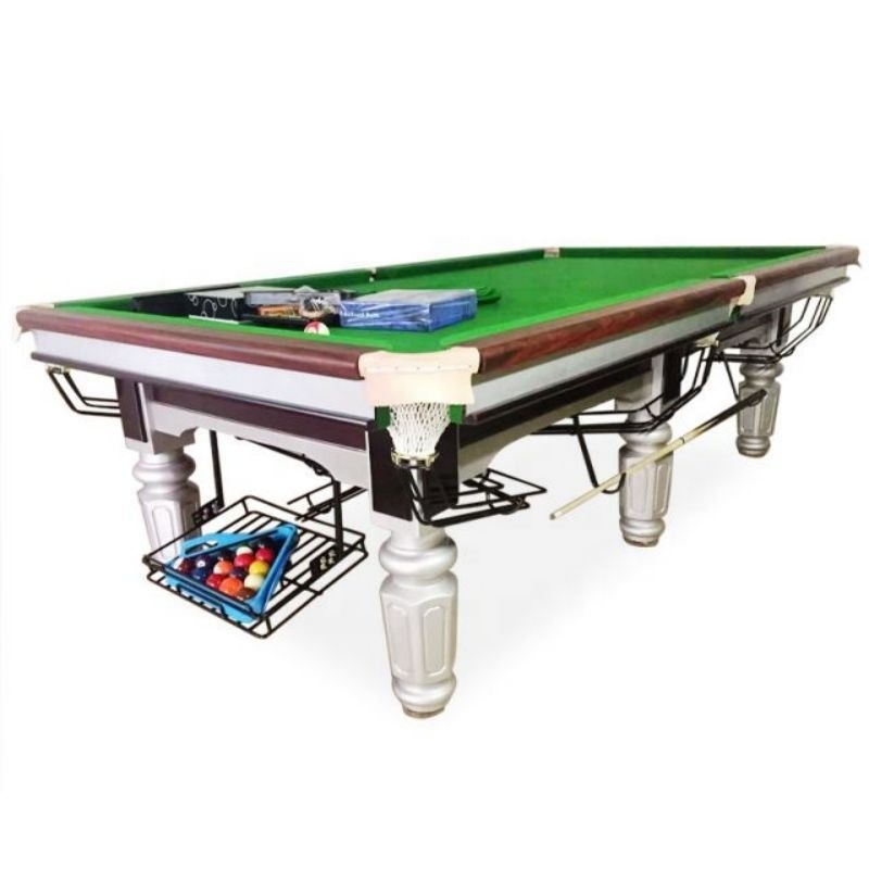 High Quality 10ft snooker pool table Chinese style black 8 ball 3 cushion billiard table for  Home Entertainment