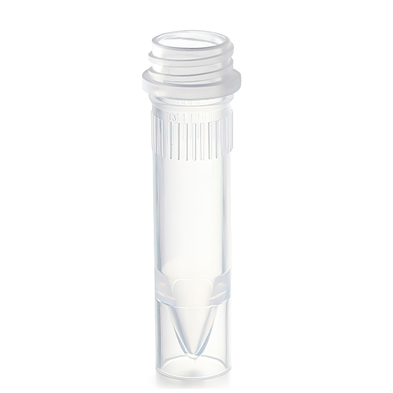 PP Microcentrifuge Tubes Transparent Screw Cap Micro Tubes 1.5ml Centrifuge Tubes