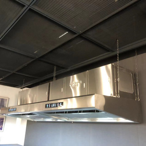 POLYGEE ESP Ductless Stainless Steel Self Cleaning Industrial Kitchen Exhaust Chimney Commercial Range Hood