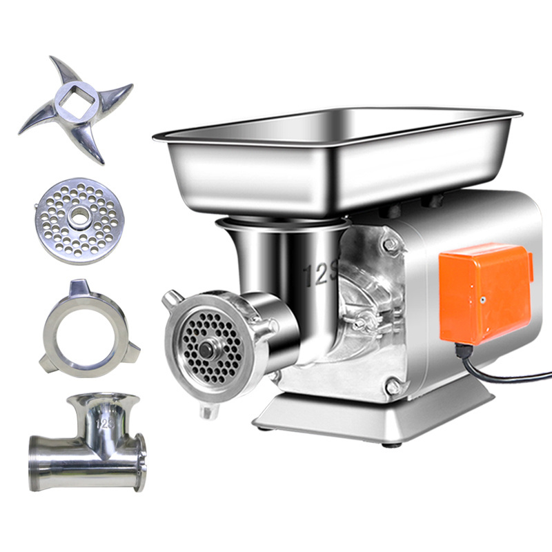 meat grinder for butchers Industrial meat mince cutter mixers electric meat grinder mincer with sausage stuffer