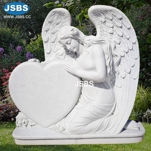 angel heart headstone monument tombstone