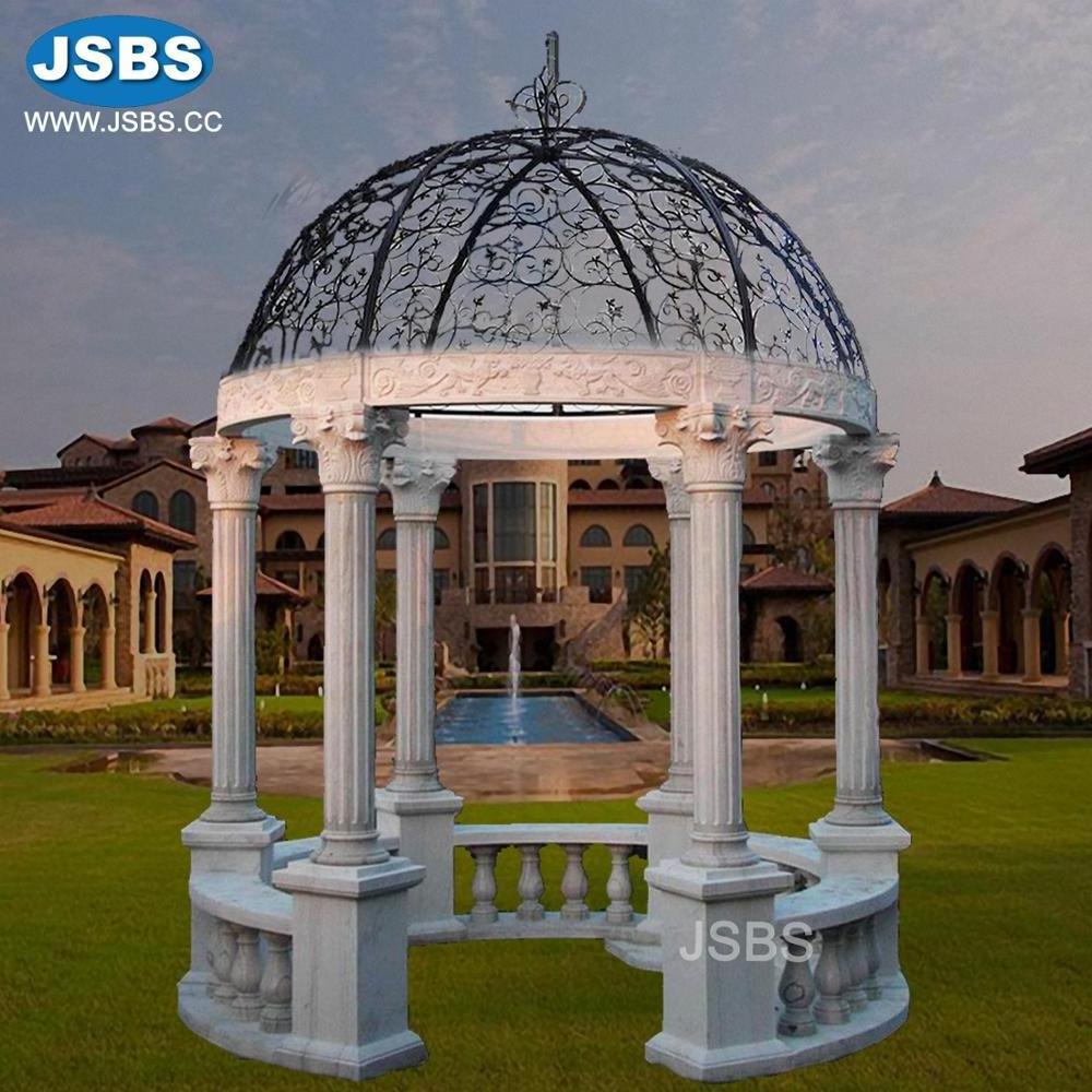 Superb Luxury Huge stone carved decorated marble wedding gazebos design