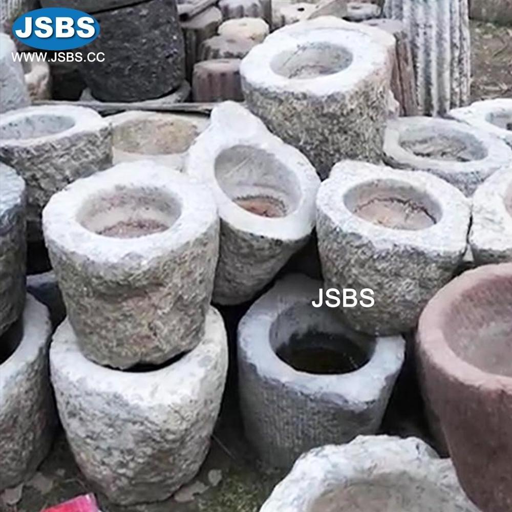 Factory Directly Provide antique round stone troughs