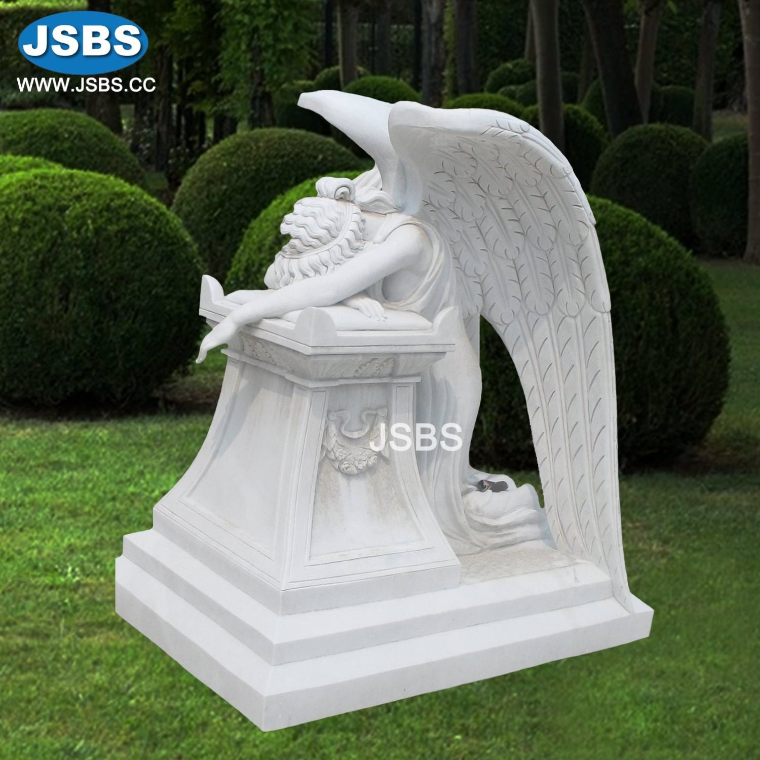 custom-made Stone Cemetery gravestone tombstone headstone Religious Mary statue Sculpture