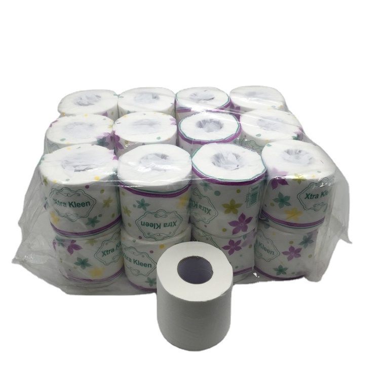 Mixed Pulp White Toilet Tissue Wholesale Cheap Toilet Roll Custom Embossing Toilet Paper