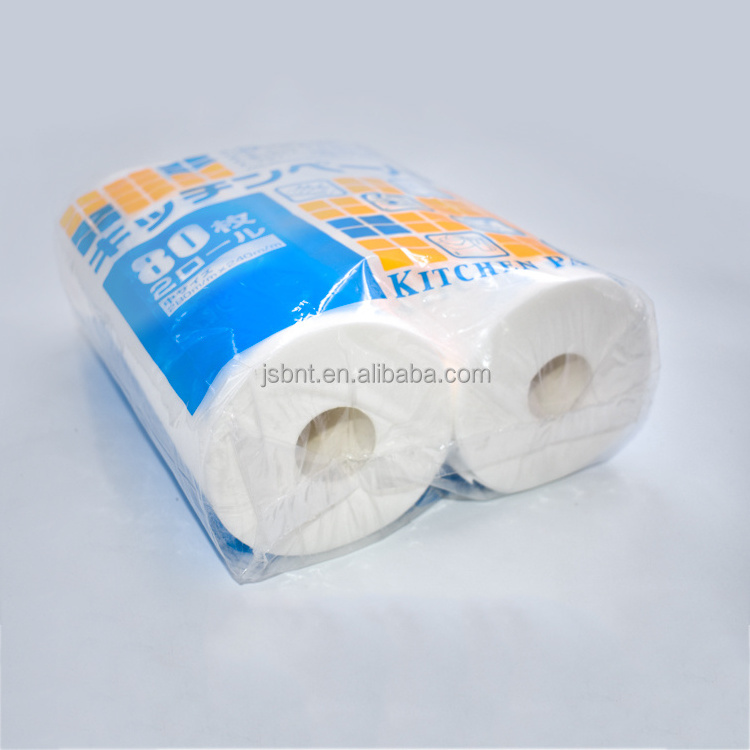 100% Virgin Pulp Paper Towel Oil Absorbent Kitchen Paper Towels 2 Ply High Quality Kitchen Paper