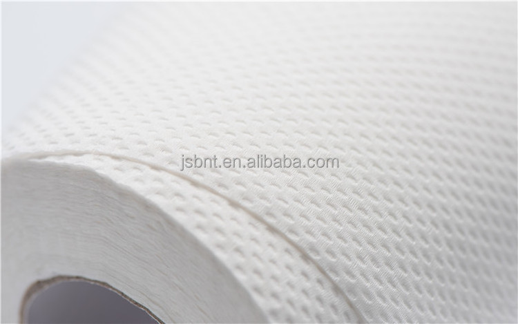 100% Virgin Pulp White Tissue Roll Natural Paper Napkin 2 Ply 300 Sheets Tissue Paper Custom Embossing Toilet Paper