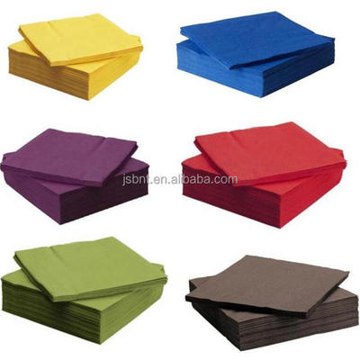 Cheap Colorful Table Cotton Airlaid serviettes Napkin tissue paper