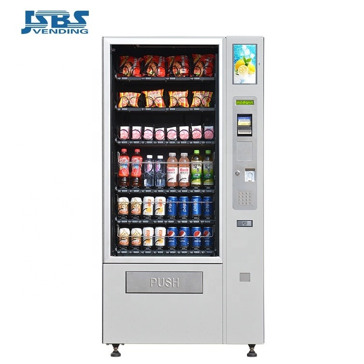 JSBS VCM4-4000 10.2 inch LCD Advertristing screen vending machine digital vending machine springs vending machine