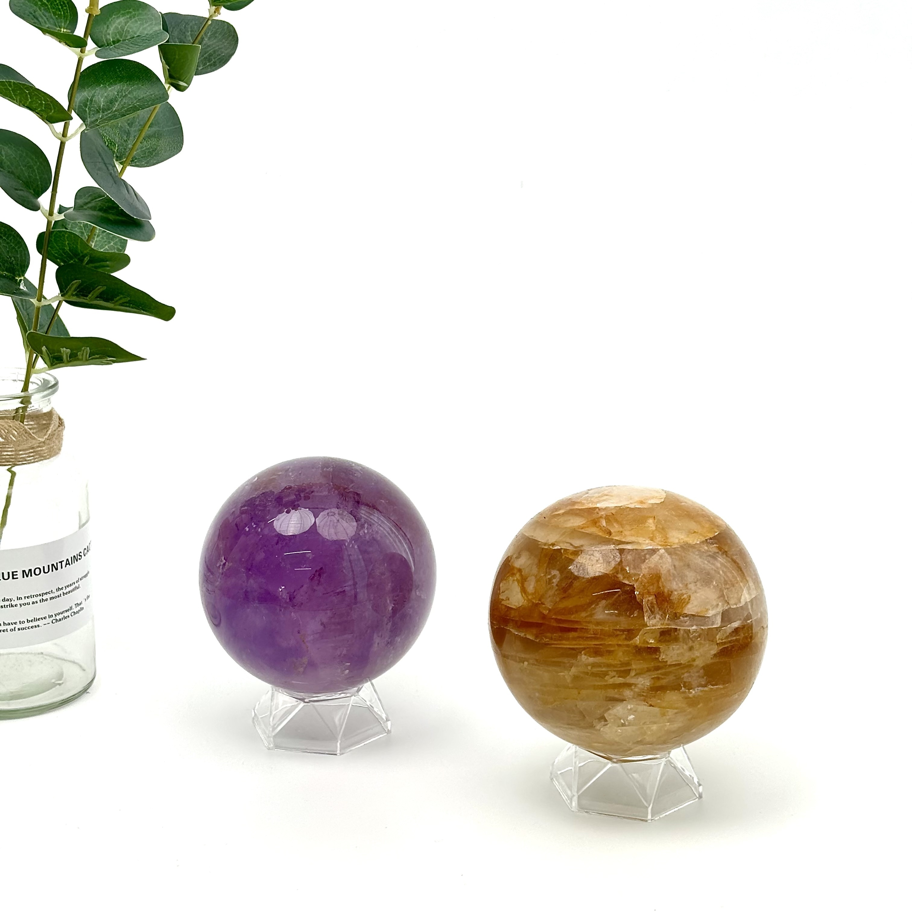 Wholesale Natural High Quality Bulk Crystal Crafts Chevron Dream Amethyst Reef Bulb Sphere For Decoration