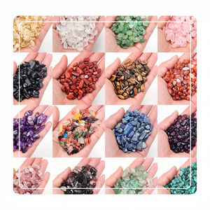 Natural Crystals Wholesale Bulk 1KG Polishing Tumbled StoneS Crystal Gravel Crystal Chips for Factory Sale