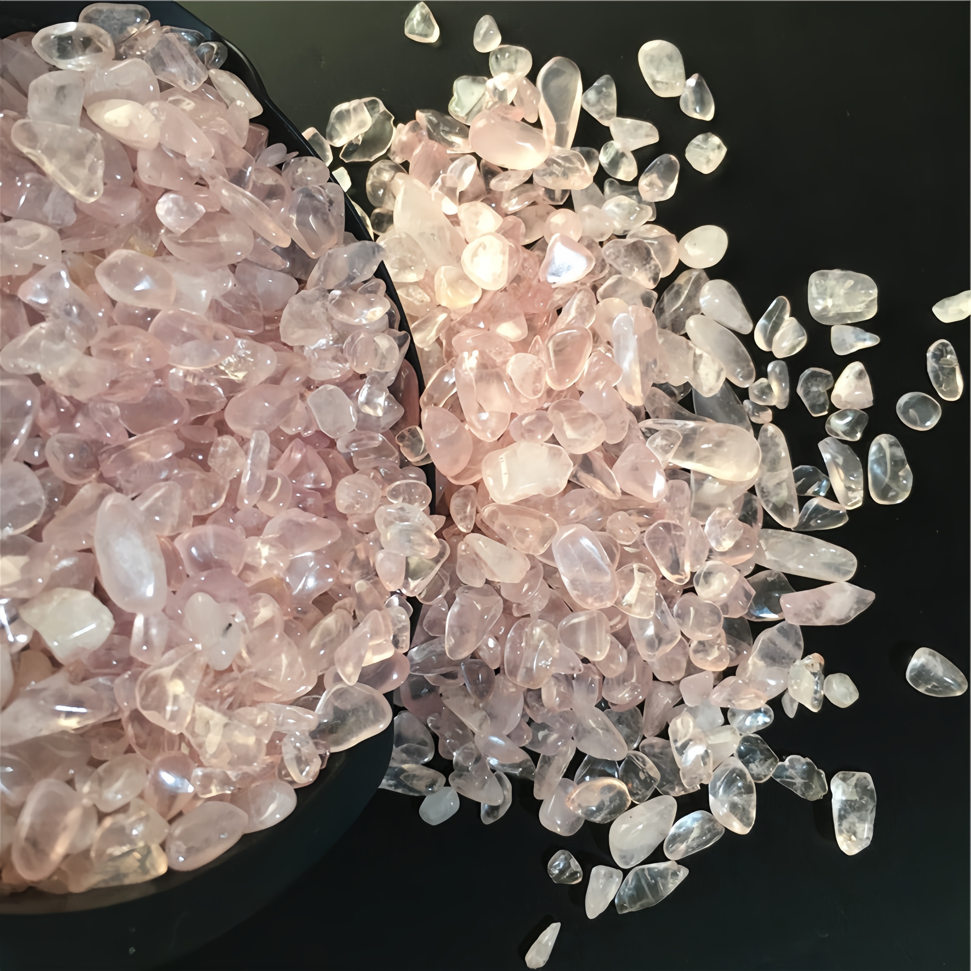 Natural Crystals Wholesale Bulk 1KG Polishing Tumbled StoneS Crystal Gravel Crystal Chips for Factory Sale