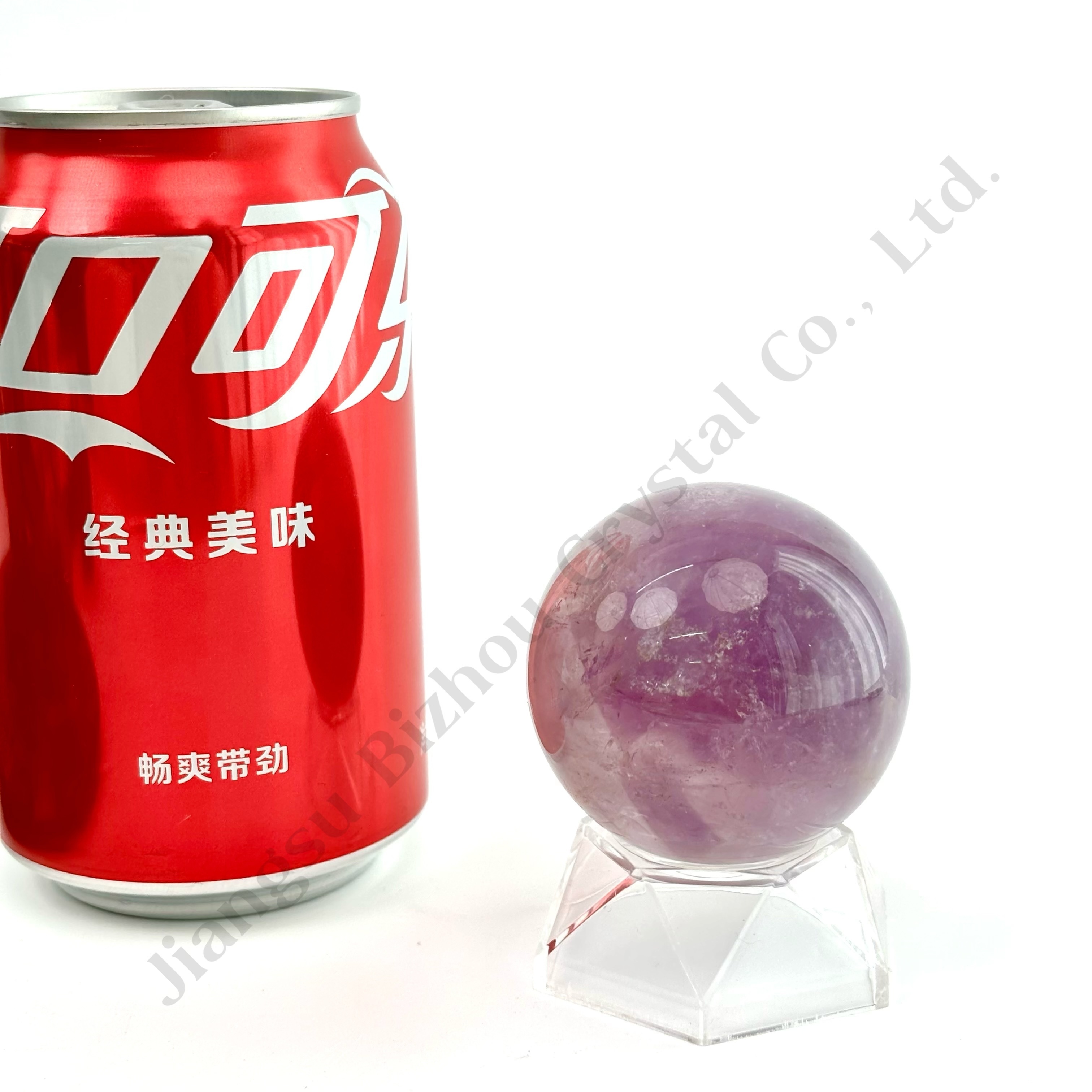 Wholesale Natural High Quality Bulk Crystal Crafts Chevron Dream Amethyst Reef Bulb Sphere For Decoration