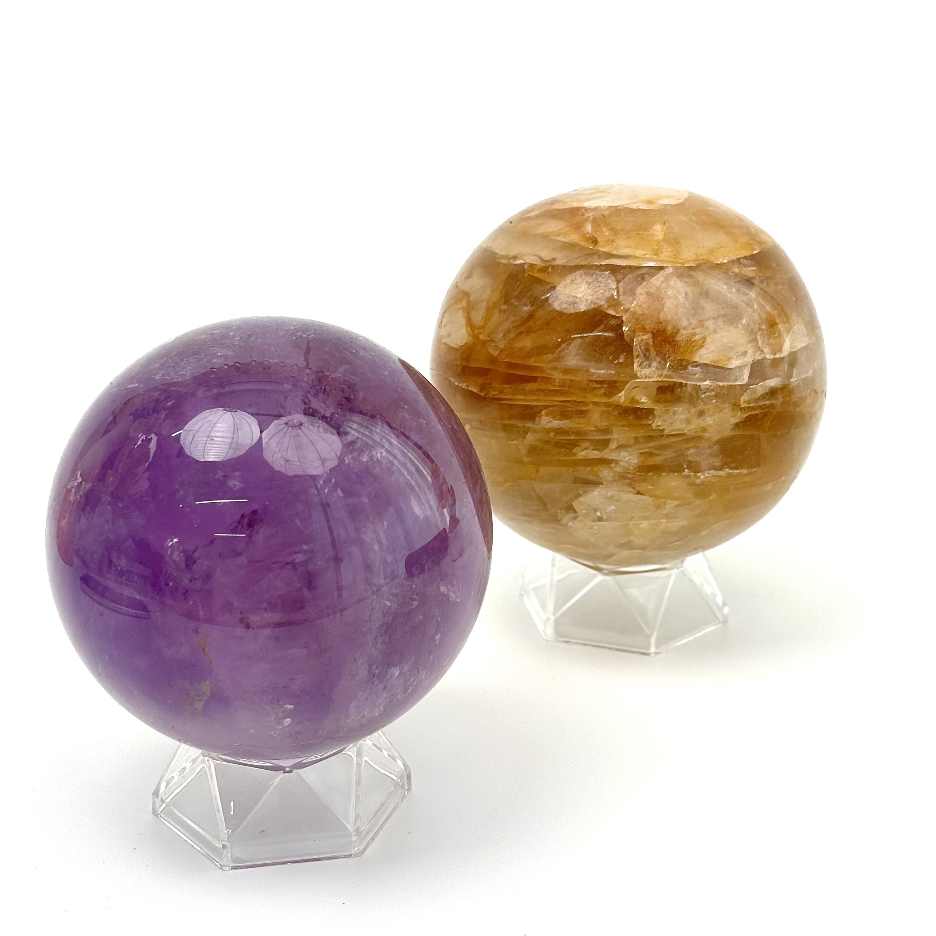 Wholesale Natural High Quality Bulk Crystal Crafts Chevron Dream Amethyst Reef Bulb Sphere For Decoration