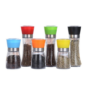 Top Sale Stainless Steel Salt Pepper Mill Manual Food Herb Grinders Spice Jar