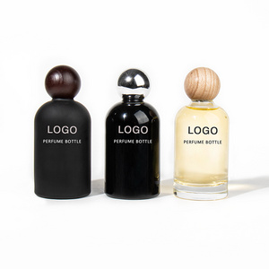 Wholesale Sphere Ball Shape Simple Style Empty Perfume Bottle Spray Mist Cute 30ml 50ml 100ml Round Glass Perfume Bottle