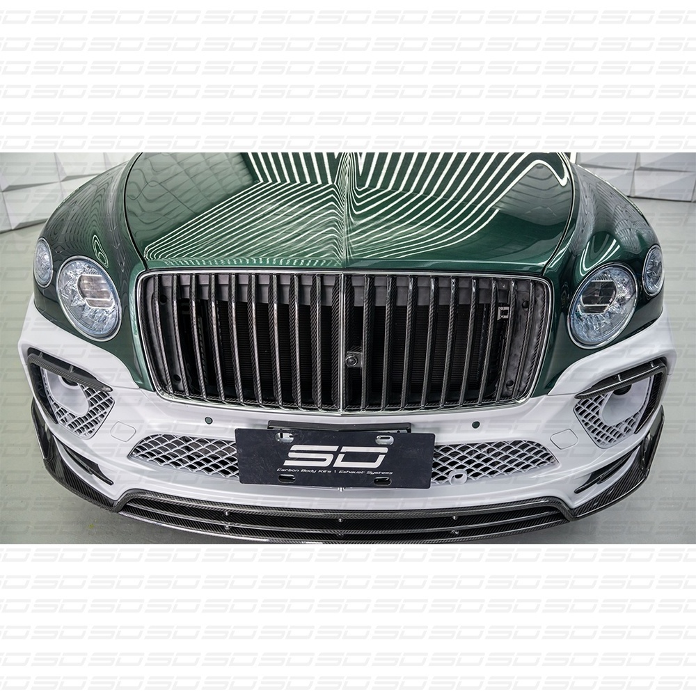 Car Accessories M Style Dry Carbon Fiber Front Bumper Front Lip Front Grill For  Ben tay ga 2023