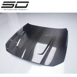 CSL Style Full Dry Carbon Fiber Hood For BMW G80 M3 G82 M4 Engine Bonnet