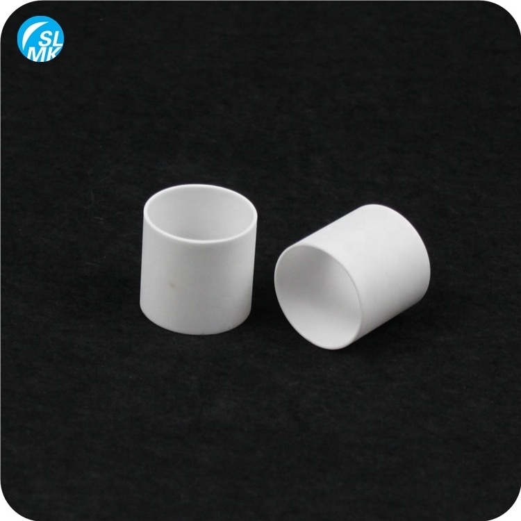 China high pressure alumina ceramic tube insulator porcelain product 95