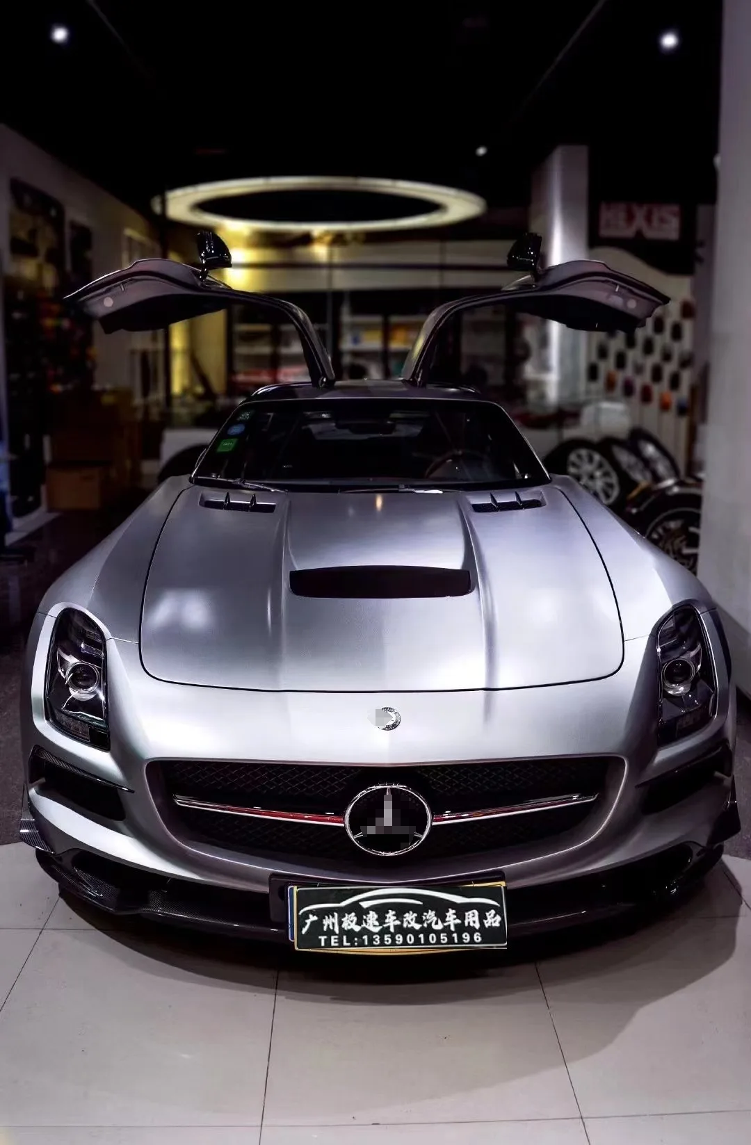 2010-2014 Sls Amg Black Series style Front And Rear Bumpers Body Kit For Mercedes Sls Class C197 Upgrade Body Kit