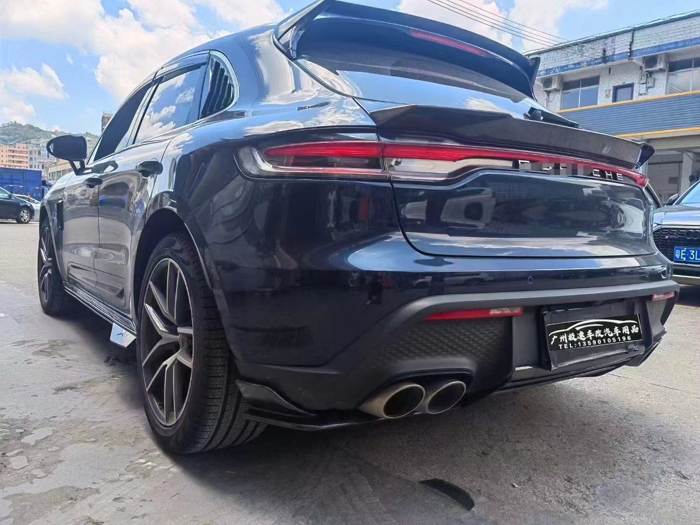 carbon fiber body kit  for porsche macan carbon fiber design