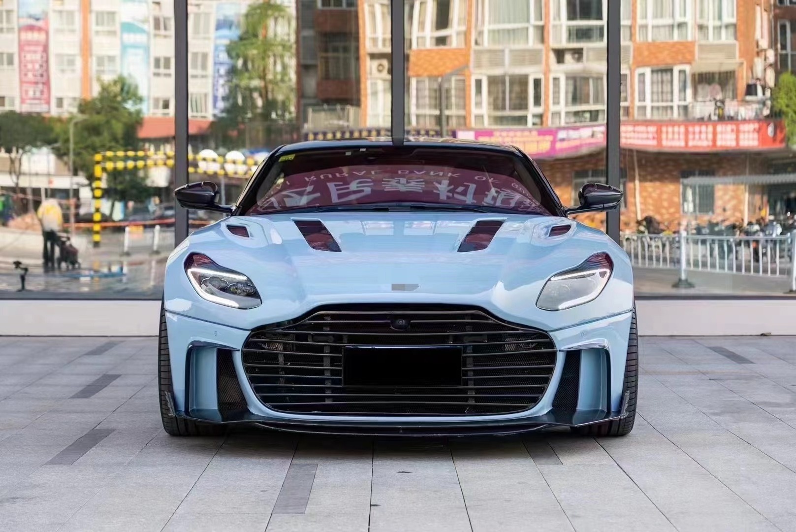 MSY Style Body Kits For Aston Martin Db11 Front Bumper Lip Rear Diffuser Side Skirts Car Body Kit