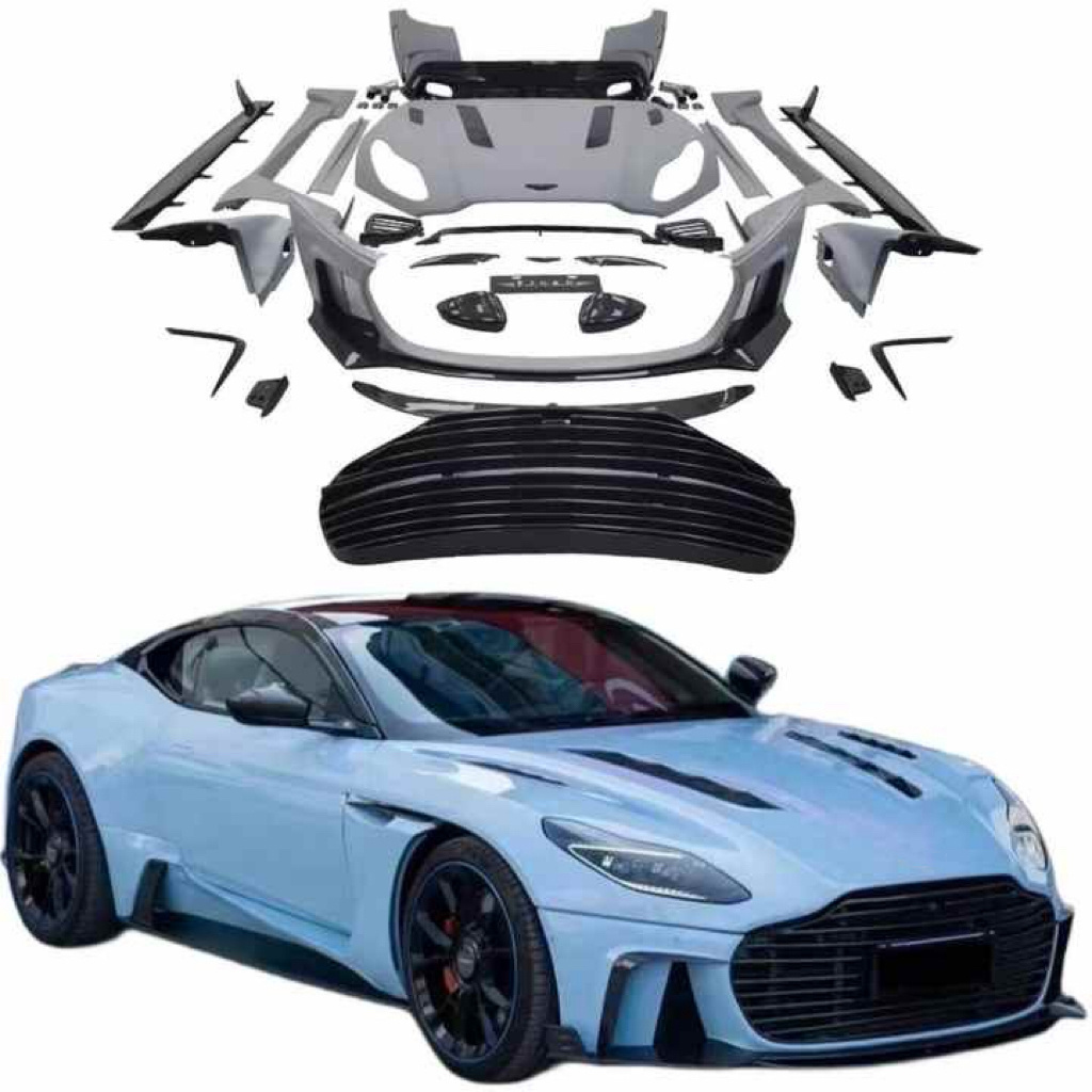 MSY Style Body Kits For Aston Martin Db11 Front Bumper Lip Rear Diffuser Side Skirts Car Body Kit