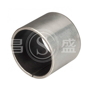 Jiashan sf 1 oilless sliding split dry sintered ptfe plain du metal sleeve bearing bushing for Shock absorber