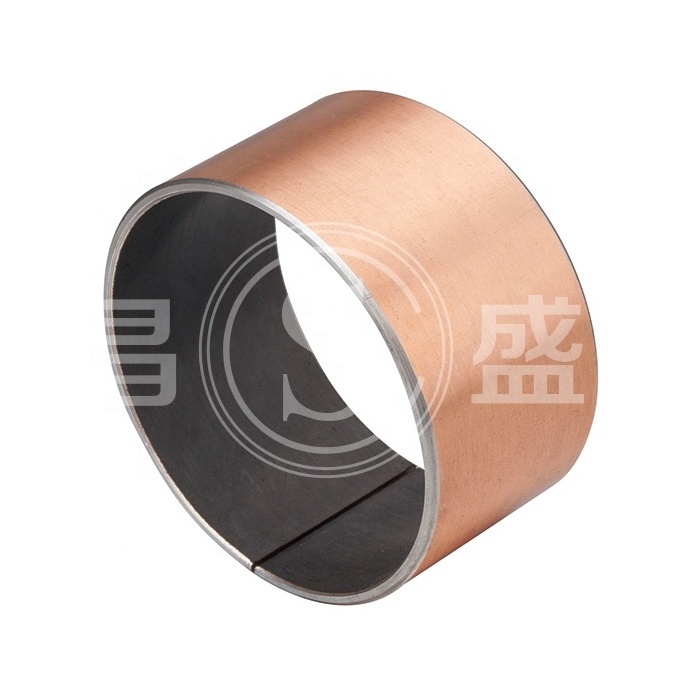 Jiashan sf 1 oilless sliding split dry sintered ptfe plain du metal sleeve bearing bushing for Shock absorber