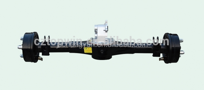 Rear axle for three wheel motorcycle/ tricycle