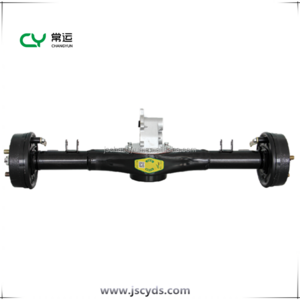 China electric vehicle differrential axle assemble e rickshaw rear axle