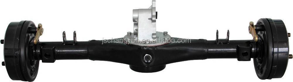 Rear axle for three wheel motorcycle/ tricycle