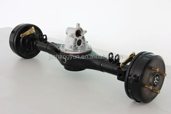 Rear axle for three wheel motorcycle/ tricycle