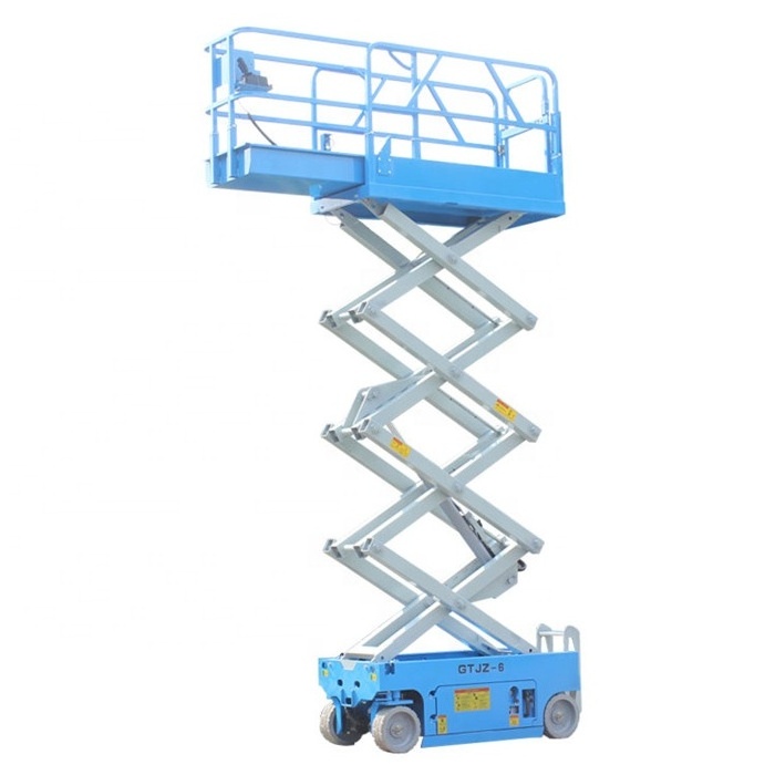 6-16 meter Scissor lift table scaffolding 18m 500kg Hydraulic electric lift mobile scissor shear fork lift platform