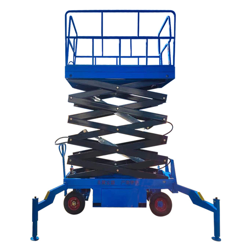 6-16 meter Scissor lift table scaffolding 18m 500kg Hydraulic electric lift mobile scissor shear fork lift platform