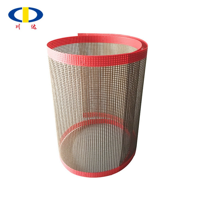 Heavy duty ptfe mesh conveyor belt for truck loading unloading