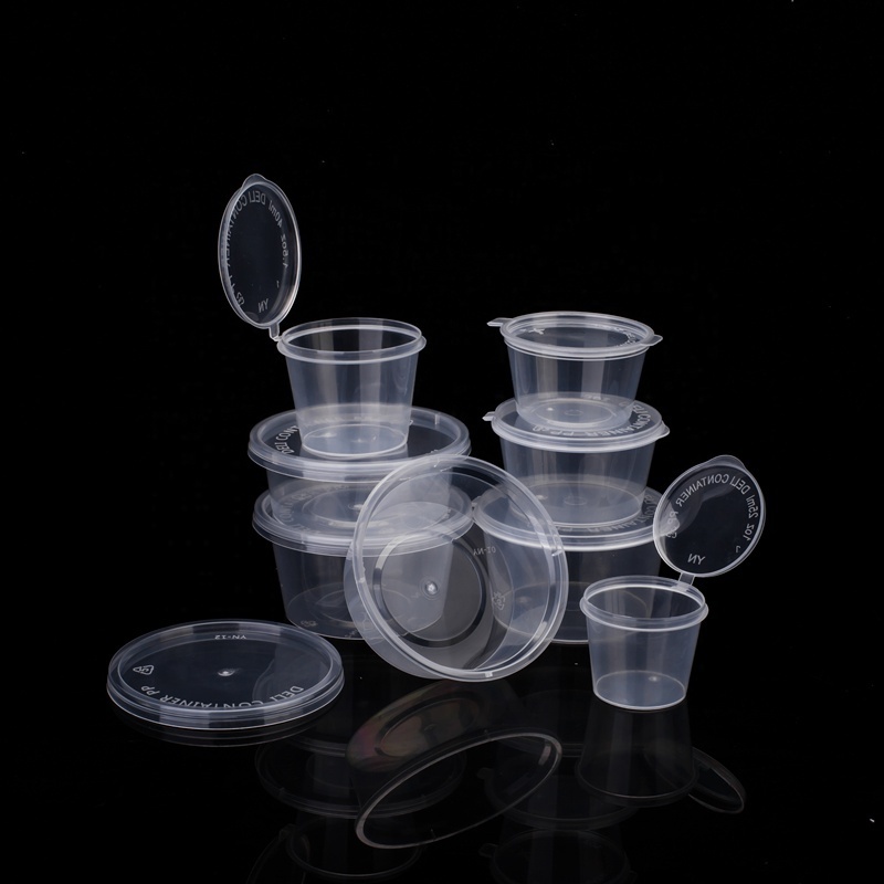 4 oz Disposable Sauce Packing Containers Sauce Cups Reliably Sealing Dipping Bowl