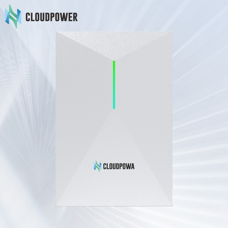 CloudPowa 51.2v wall hung energy storage battery energy storage system prismatic battery 100ah