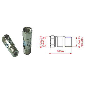 1-30 DB F Male to F Female Attenuator F type Fixed RF CATV Attenuator