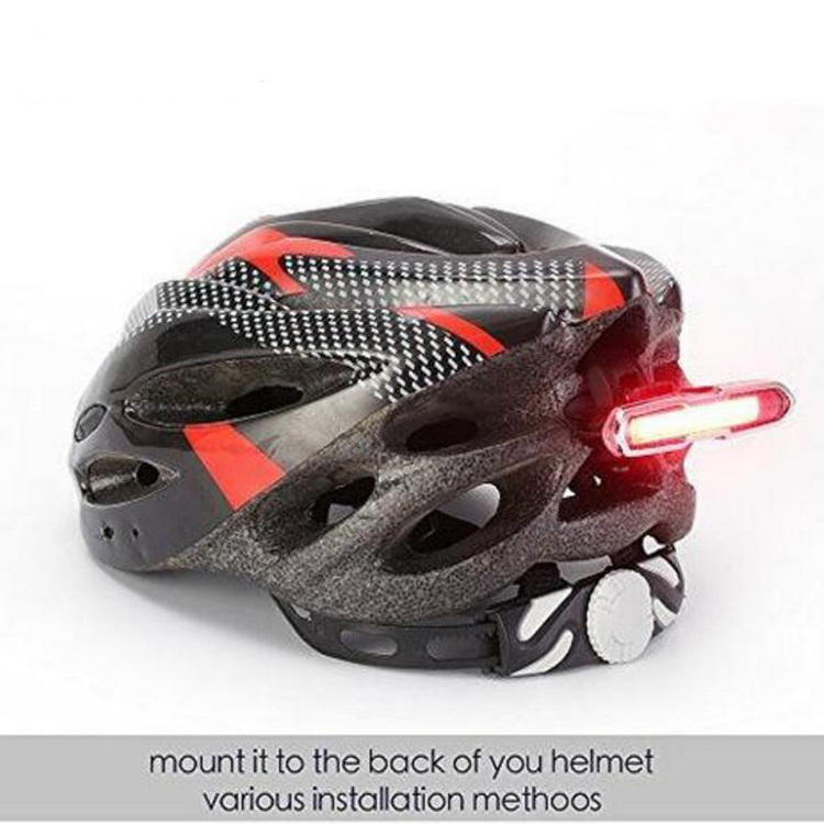 Outdoor Waterproof Bike Rear Light Safety Seatpost Light 150LM LED Helmet Bicycle Tail Light USB Charging Cycling Battery IPX4