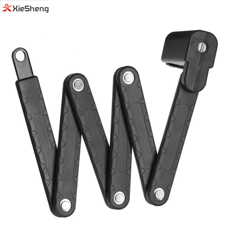 Foldable Bicycle Lock Stainless Steel Motorcycle MTB Road Bike Lock Folding Anti-theft Security Cable Lock for Bikes