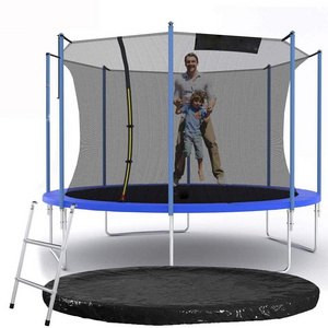 Sizes Kids Trampoline with Enclosure Net  Ladder Safety Pad Jumping Mat Spring Include All Accessories Suitable for Great Outdo