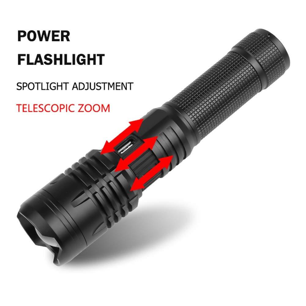 Powerful Torch Waterproof Emergency Flashlight for Outdoor Adventure Tourism Hiking Camping Flashlight LED 10 18650 15 ABS DC 6V