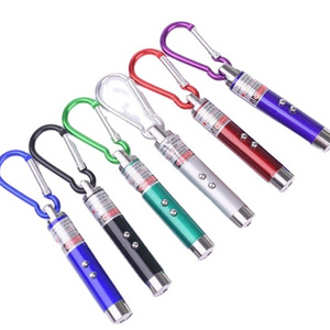 LED Flashlight Mini UV Light Key Chain Small Flashlight Rechargeable Battery 15 Aluminum Alloy 3 in 1 Multifunction 6 Color 50